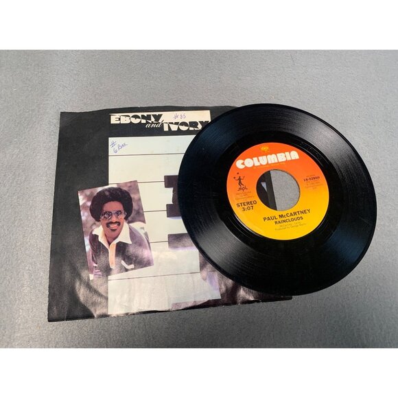 Paul McCartney & Stevie Wonder "Ebony and Ivory" 7" Vinyl Single - Picture 2 of 3